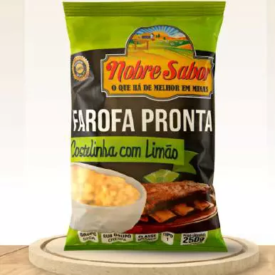 Farofa Costelinha com Limão